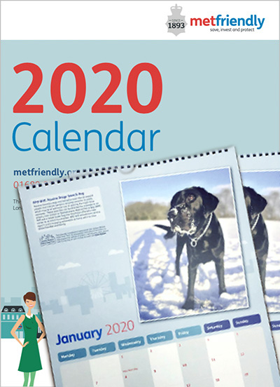 2020 Calendar Met Friendly